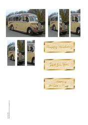 Vintage Coach Panel Sheet