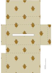 Autumn Leaves Pocket Tissue Box