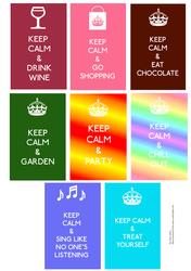 More Keep Calm Style Toppers