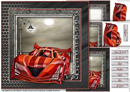 Red Racing Car