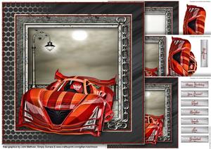 Red Racing Car