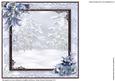 Elegant Winter Florals Insert
