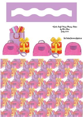 Girls Stuff Wavy Penny Slider