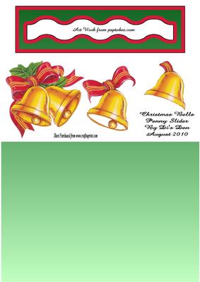 Christmas Bells Slider Card