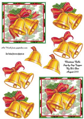 Christmas Bells Step by Step Topper