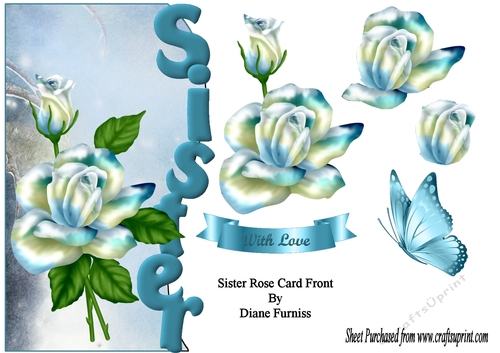 Sister Rose Card Front