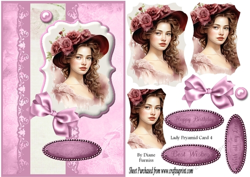 Lady Pyramid Card 4