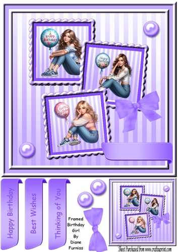 Framed Birthday Girl
