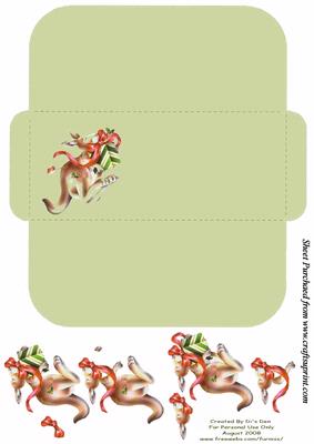 Kangaroo Khristmas Money Wallet