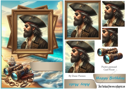 Pirate Pyramid Card Front