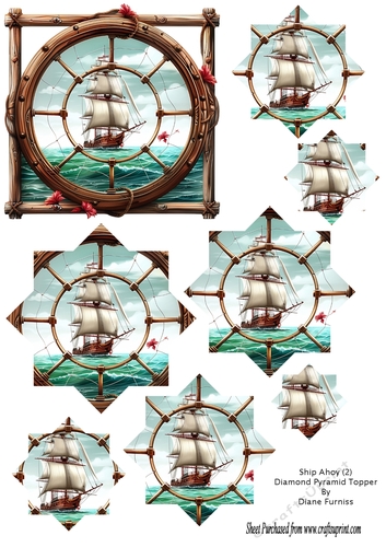 Ship Ahoy (2) Diamond Pyramid Topper