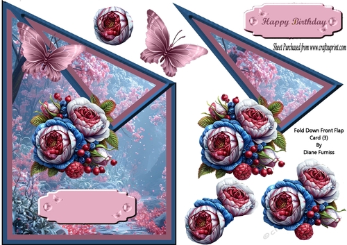 Fold Down Front Flap Card (3)