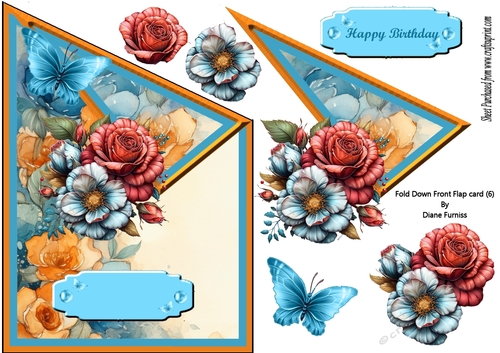 Fold Down Front Flap Card (6)