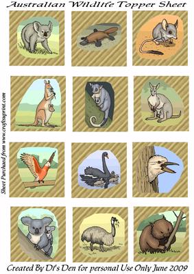 Australian Waildlife Topper Sheet