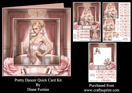 Pretty Dancer Quick Card Kit