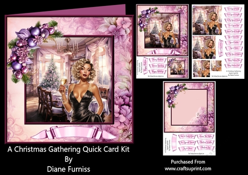 A Christmas Gathering Quick Card Kit