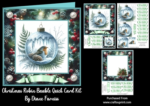 Christmas Robin Bauble