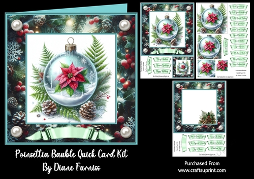 Poinsettia Bauble