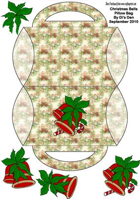 Christmas Bells Pillow Bag