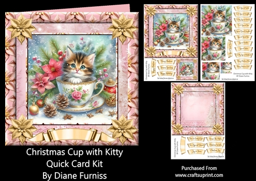 Christmas Cup with Kitty