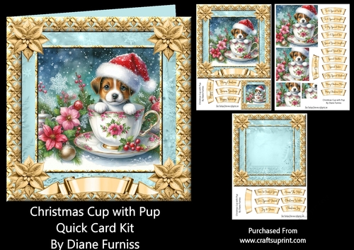 Christmas Cup with Pup