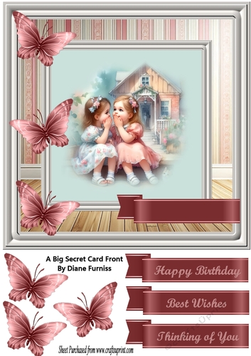 A Big Secret Card Front