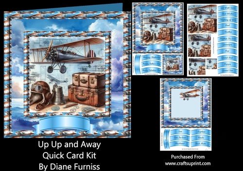 Up, Up and away Quick Card Kit