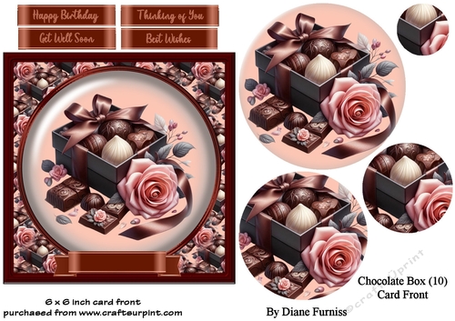 Chocolate Box (10) Card Front