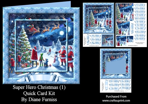 Super Hero Christmas (1) Mini Kit