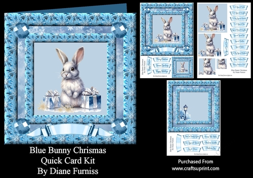 Blue Bunny Christmas