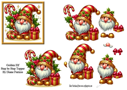 Golden Elf Topper