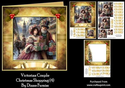 Victorian Couple Christmas Shopping (4)