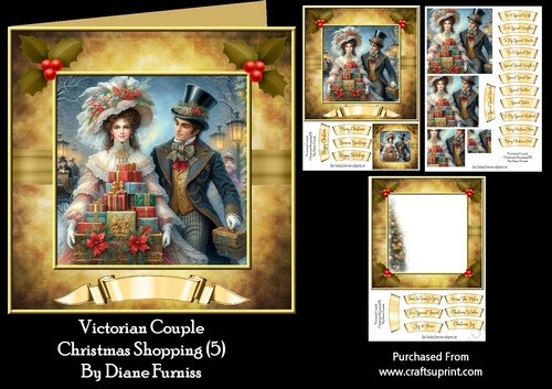 Victorian Couple Christmas Shopping (4)
