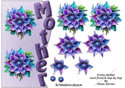 Pretty Mother Card Front 