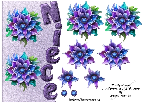 Pretty Niece Card Front 