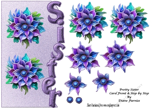 Pretty Sister Card Front 
