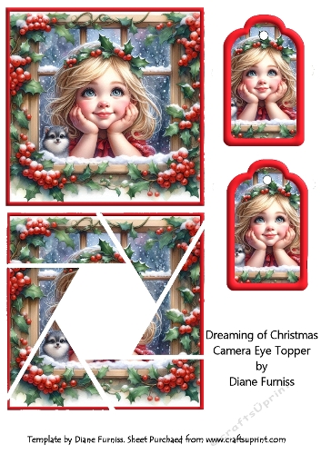 Dreaming of Christmas Camera Eye Topper