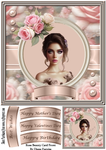 Rose Beauty Card Front