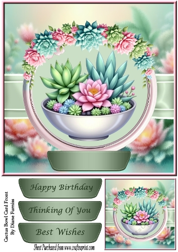 Cactus Bowl Card Front