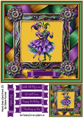 Mardi Gras Card Front (5)