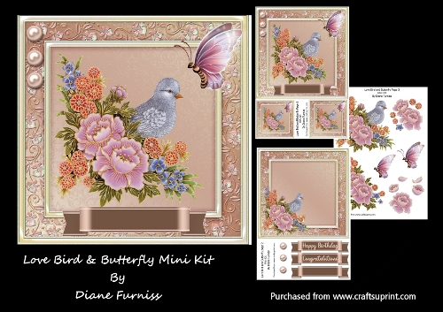 Love Bird and Butterfly Mini Kit
