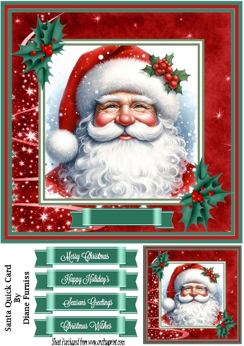 Santa Quick Card
