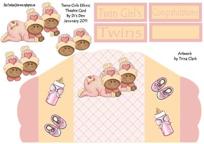 Twin Girls Ethnic