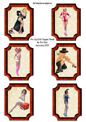 Pin Up Girls Topper