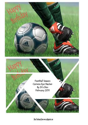 Football Season Camera Eye Stacker