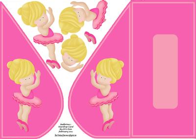 Ballerina 1 Teardrop Card