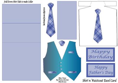 Blue Tone's Shirt Easel