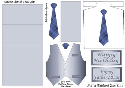Grey Tones Shirt Easel