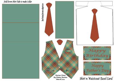 Tartan Tones Shirt Easel