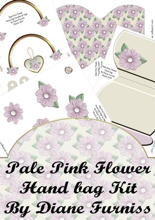 Pale Pink Flower Hand Bag Kit